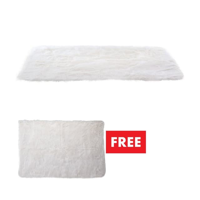 ซื้อ 1 แถม 1 พรมขนแกะเทียม (คละแบบได้)
