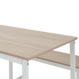 furinbox ชุดโต๊ะอาหาร รุ่นวอลิค - สีธรรมชาติ/ขาว