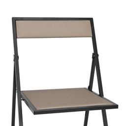 furinbox เก้าอี้พับ รุ่นฟลิพ - สีน้ำตาล/ดำ