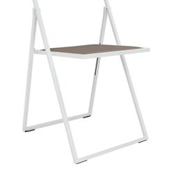 furinbox เก้าอี้พับ รุ่นฟลิพ - สีน้ำตาล/ขาว