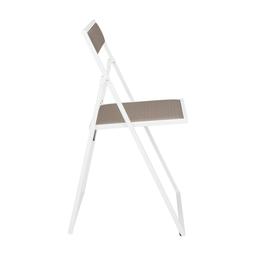 furinbox เก้าอี้พับ รุ่นฟลิพ - สีน้ำตาล/ขาว