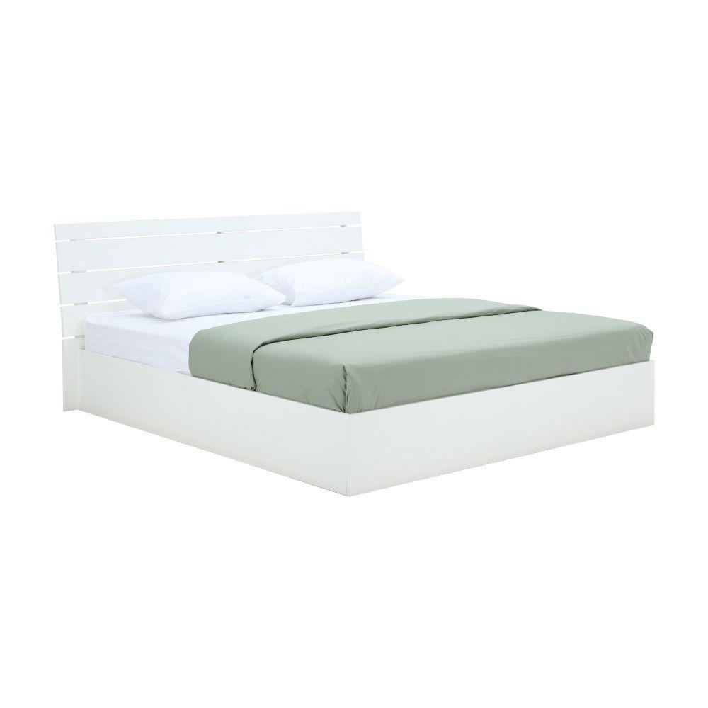 เตียงนอน รุ่นวีด้า ขนาด 5  ฟุต - สีขาว