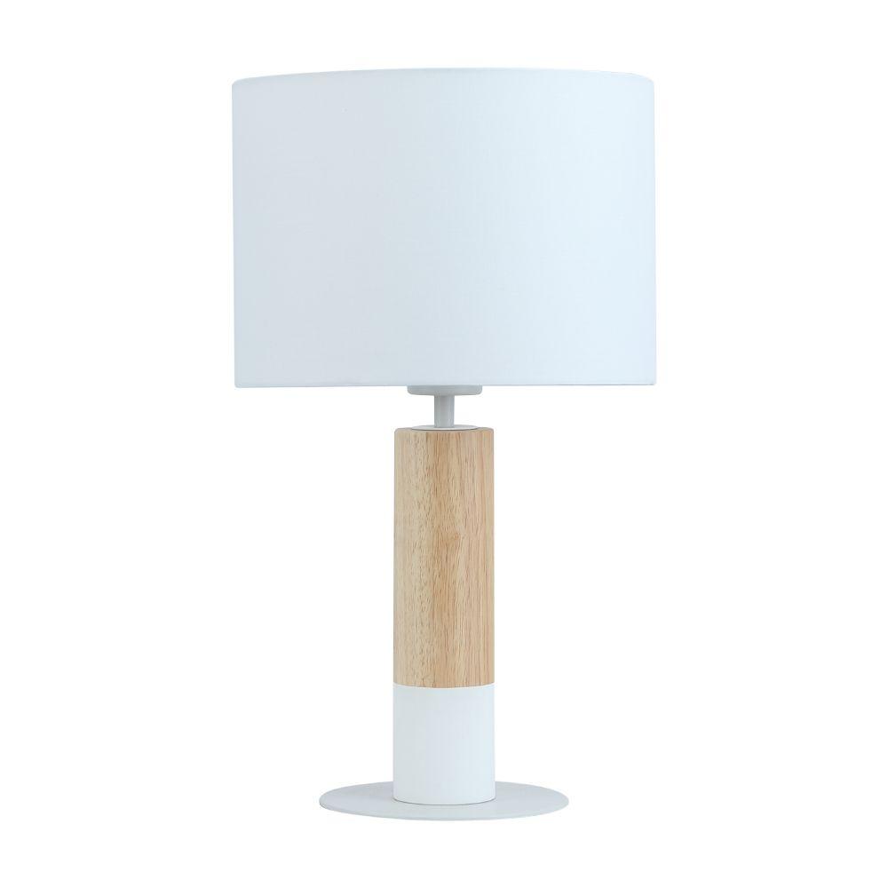 โคมไฟตั้งโต๊ะ รุ่นคาร์ลโล่ - สีธรรมชาติ/ขาว