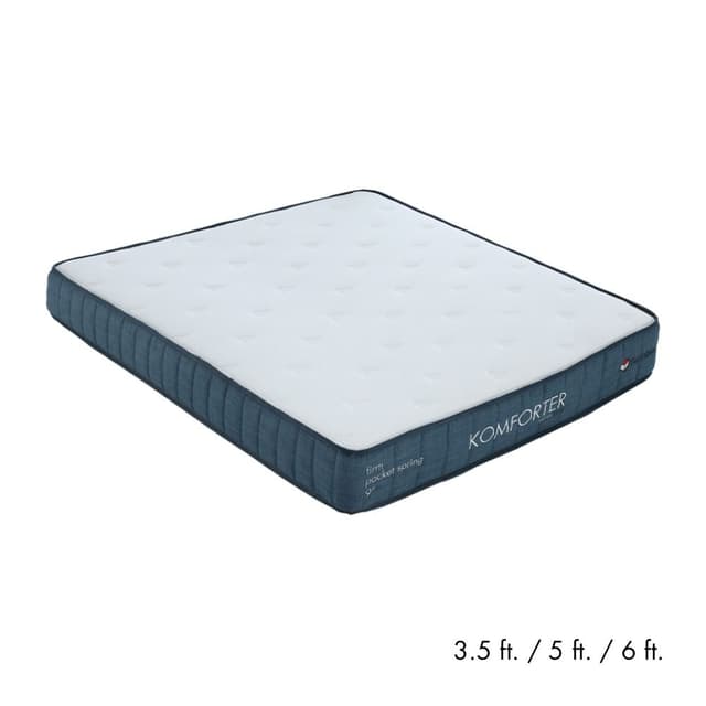 Furinbox ที่นอน รุ่นคอมฟอร์ทเตอร์ - สีขาว/น้ำเงิน