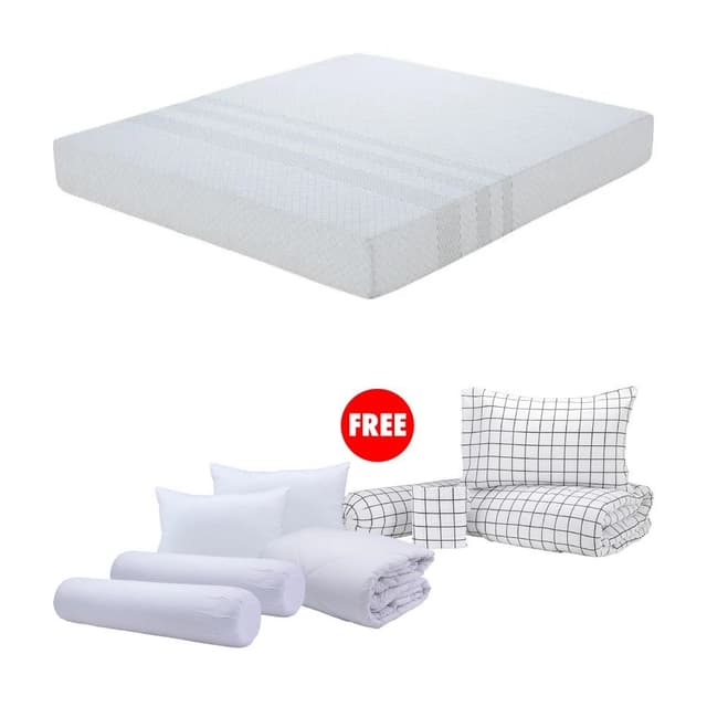 ซื้อที่นอน รุ่นเอเนอร์จี้ ไอ-เดนซ์ ขนาด 5 ฟุต พร้อมชุดเครื่องนอน และชุดผ้าปู ราคาพิเศษ!