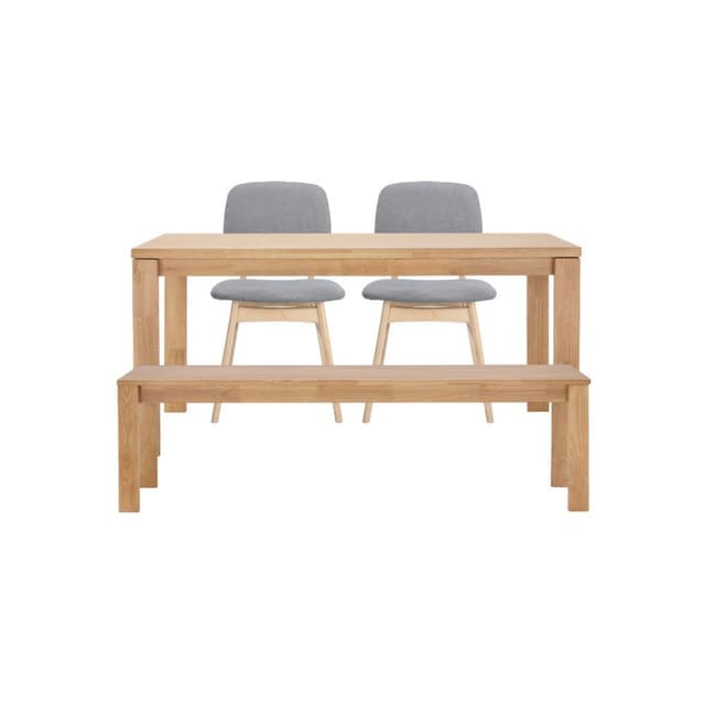 ชุดโต๊ะอาหาร รุ่นเซอราโน่+คอลค้อท+ม้านั่ง ขนาด 160 ซม. (4 ที่นั่ง) ราคาพิเศษ!