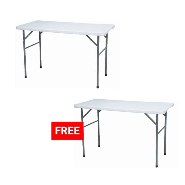 ซื้อ 1 แถม 1 โต๊ะพับอเนกประสงค์ รุ่นไททัน ขนาด 121 ซม.