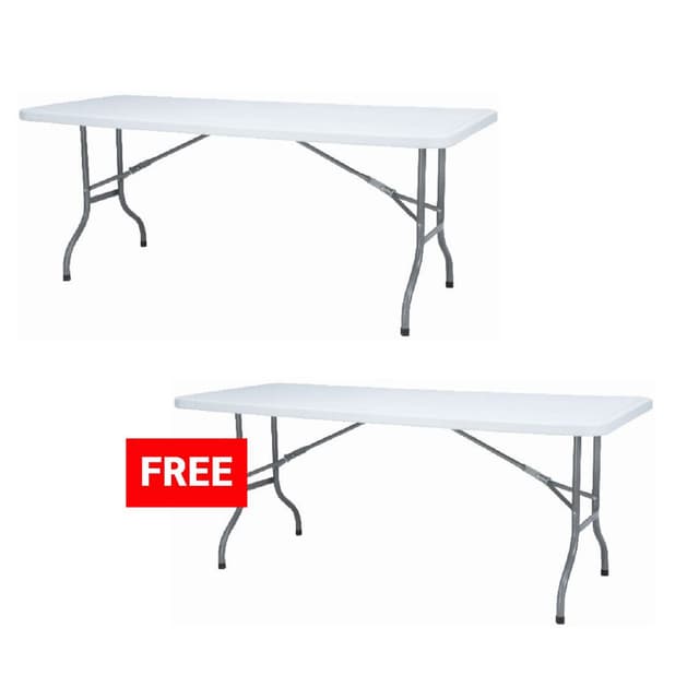 ซื้อ 1 แถม 1 โต๊ะพับอเนกประสงค์ รุ่นไททัน ขนาด 180 ซม.