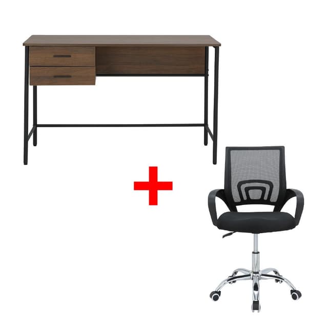 ซื้อโต๊ะทำงาน รุ่นโทโมเอะ ขนาด 120 ซม. พร้อมเก้าอี้สำนักงาน รุ่นดาร์บี้ ราคาพิเศษ!