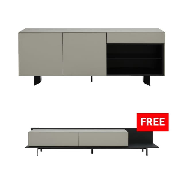 ซื้อตู้ไซด์บอร์ด รุ่นสตาร์ไลท์ ขนาด 200 ซม. แถมฟรี! ตู้วางทีวี รุ่นสตาร์ไลท์ ขนาด 240 ซม.