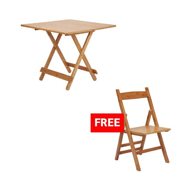 ซื้อโต๊ะพับอเนกประสงค์ รุ่นมินิโตะ แถมฟรี! เก้าอี้พับได้ รุ่นมินิโตะ