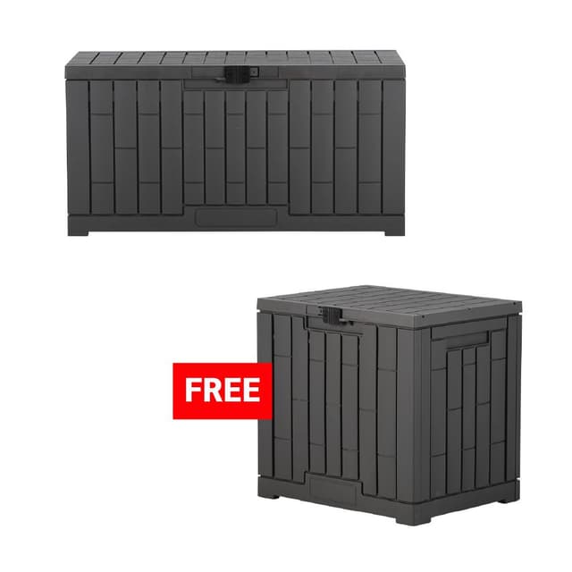 ซื้อกล่องใส่ของอเนกประสงค์ รุ่นเคเลป ขนาด 227 ลิตร แถมฟรี! กล่องใส่ของอเนกประสงค์ รุ่นเคเลป ขนาด 114 ลิตร