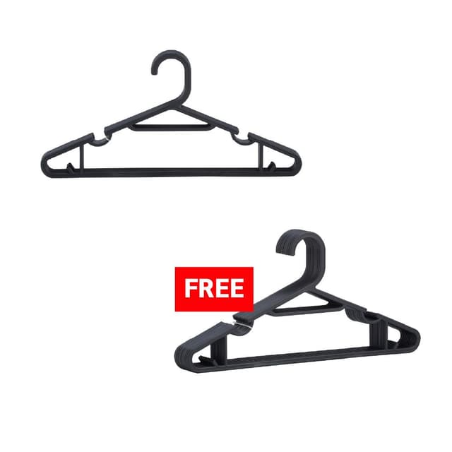 ซื้อ 1 แถม 1 ไม้แขวนเสื้อ รุ่นอีริค (10 ชิ้น/ชุด)