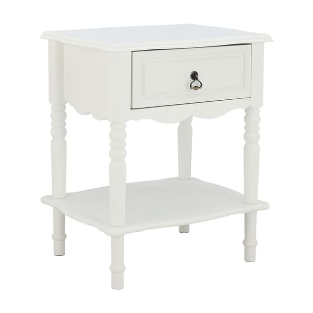ตู้ข้างเตียง รุ่นอนาสตาเซียพลัส - สีขาว