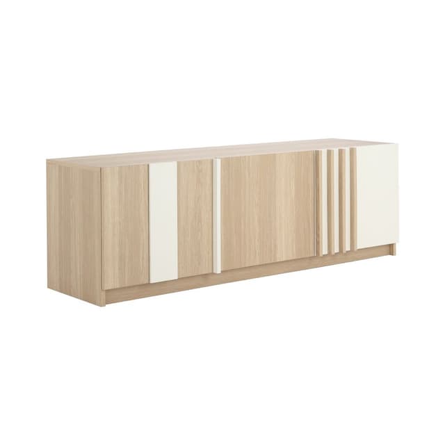 ตู้วางทีวี รุ่นวาร่า ขนาด 150 ซม. - สีเลอบาน่า โอ๊ค/ขาว