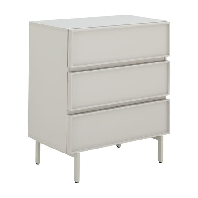 ตู้ 3 ลิ้นชัก รุ่นมิลิเนียน ขนาด 70 ซม. - สีเทา