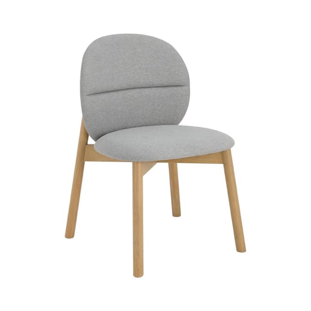 เก้าอี้ทานอาหาร รุ่นอาโอโมริ - สีเทา/วอร์ม โอ๊ค