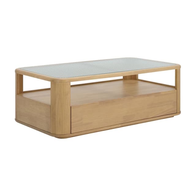 โต๊ะกลาง รุ่นอาโอโมริ ขนาด 100 ซม. - สีวอร์ม โอ๊ค