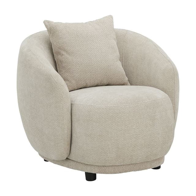 โซฟาผ้า 1 ที่นั่ง รุ่นบริกซี่ - สีน้ำตาลอ่อน