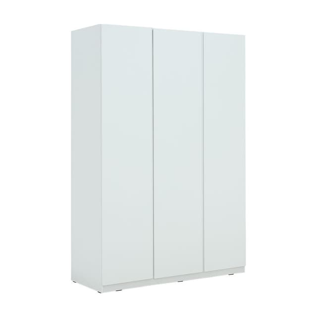 ตู้เสื้อผ้า 3 บาน รุ่นมาโน่ - สีขาว