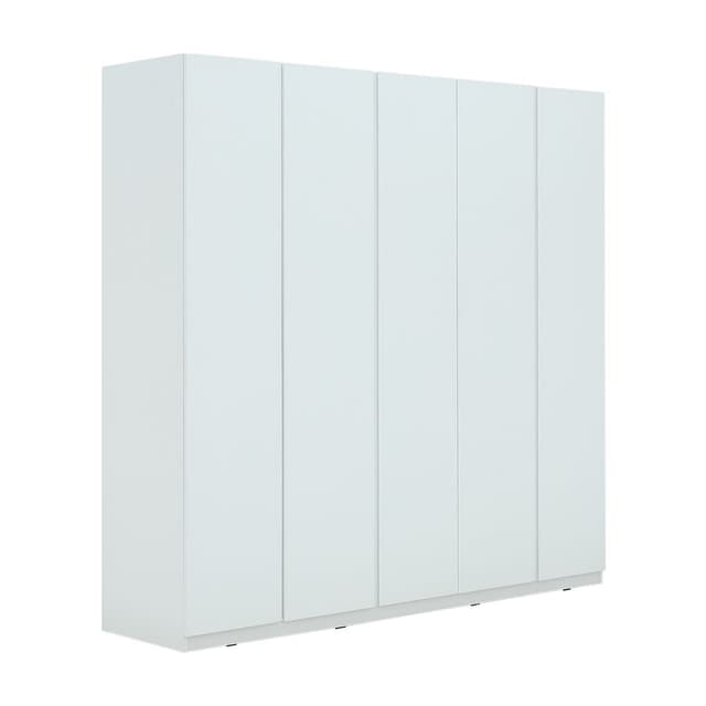 ตู้เสื้อผ้า 5 บาน รุ่นมาโน่ - สีขาว