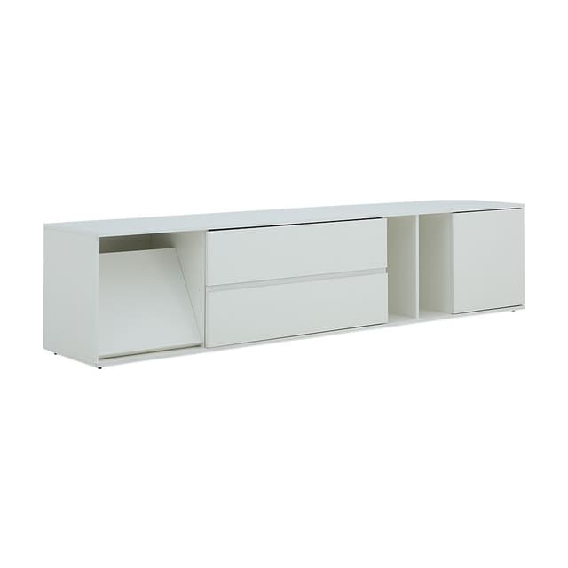 ตู้วางทีวี รุ่นเมลตัน ขนาด 220 ซม. - สีขาว