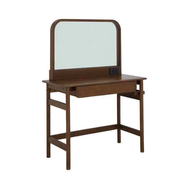 โต๊ะเครื่องแป้ง รุ่นมิยาซากิ ขนาด 100 ซม. - สีวอลนัท