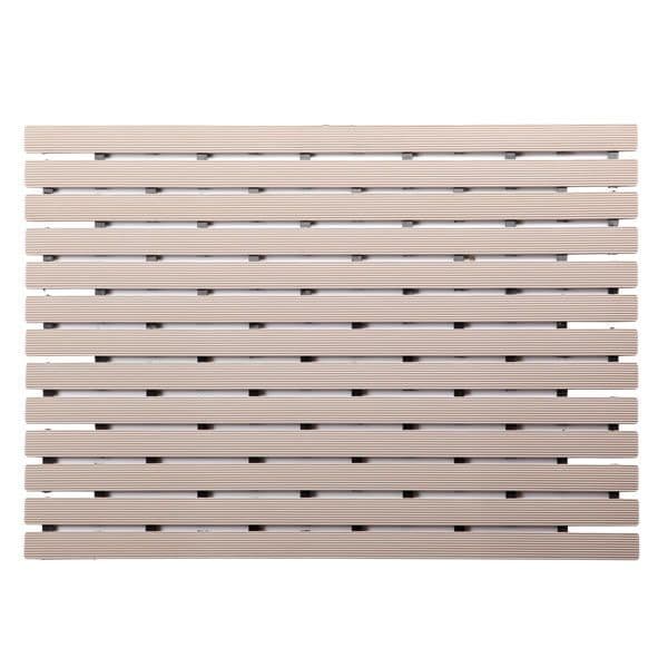 แผ่นกันลื่น รุ่นโพลี-ไบรท์ ขนาด 62 x 45 ซม. - สีเทา