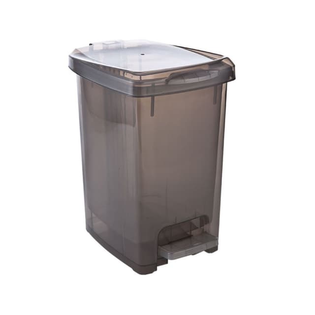 ถังขยะขาเหยียบ รุ่นไอวี่ ขนาด 10 ลิตร - สีดำ