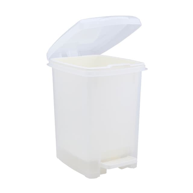 ถังขยะขาเหยียบ รุ่นไอวี่ ขนาด 5 ลิตร - สีขาว