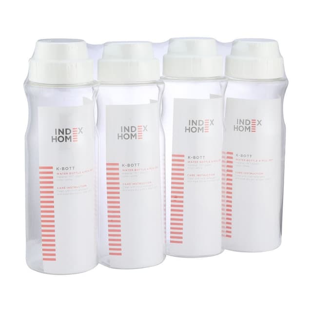 ชุดขวดน้ำ 4 ชิ้น/ชุด รุ่นเค-บอทท์ - สีขาว