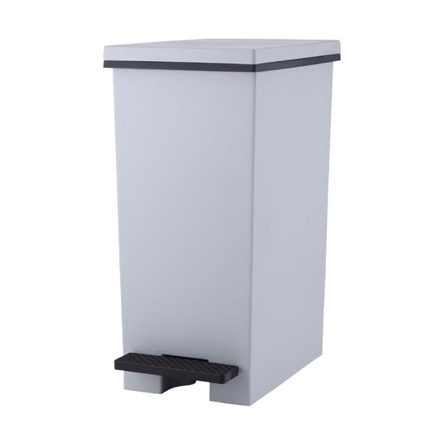 ถังขยะขาเหยียบ รุ่นสาน ความจุ 20 ลิตร - สีเทา