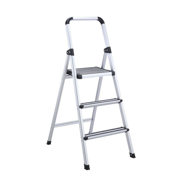 บันได 3 ชั้น รุ่นแบรดฟอร์ด 45 x 113.6 ซม. - สีเงิน