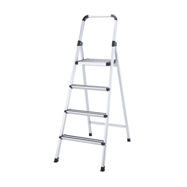 บันได 4 ชั้น รุ่นแบรดฟอร์ด 47.5 x 136.6 ซม. - สีเงิน