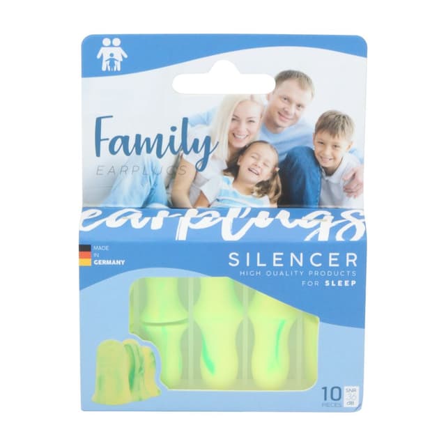 ที่อุดหู ไซเลนเซอร์ รุ่นFAMILY - สีเขียว