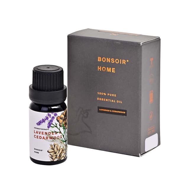 น้ำมันหอม รุ่นลาเวนเดอร์ แอนด์ ซีดร้าวูด ขนาด 10 มล. - สีเทาเข้ม