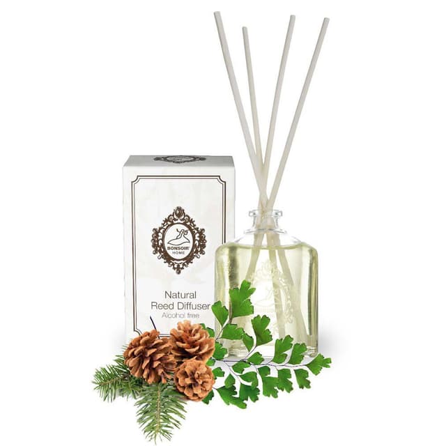 ก้านไม้หอม รุ่นโฮม ดีพวูด ขนาด 55 มล. - สีขาว