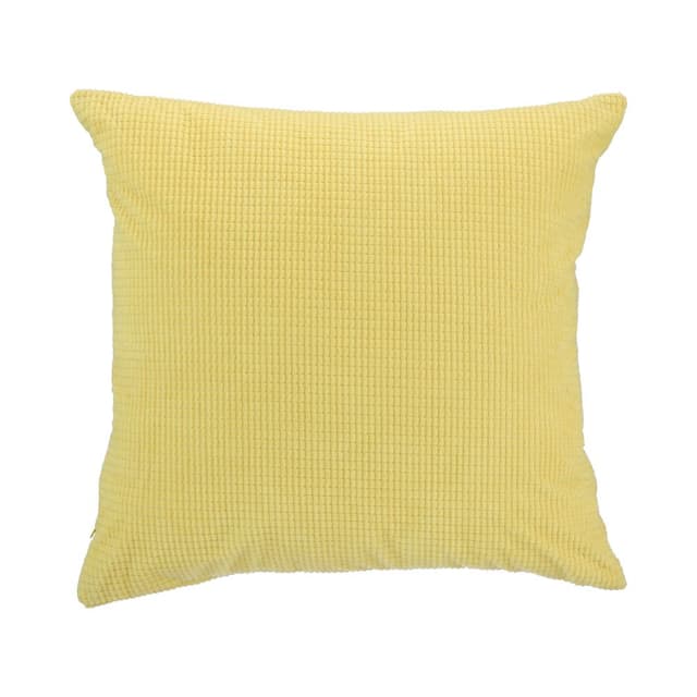 หมอนอิงพร้อมไส้ รุ่นคอรีซ่า ขนาด 50 x 50 ซม. - สีเหลือง