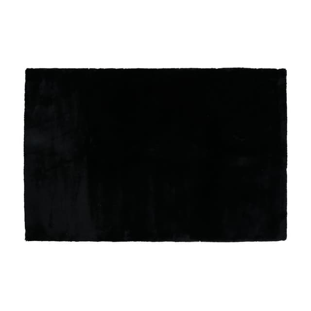 พรมปูพื้น รุ่นแรบบี้ ขนาด 120 x 180 ซม. - สีดำ