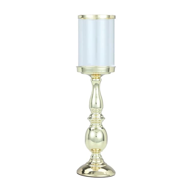 เชิงเทียน รุ่นมานิต้า สูง 38.5 ซม. - สีทอง/ใสโปร่ง