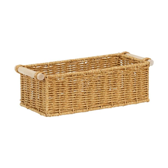 ตะกร้าอเนกประสงค์ รุ่นทีมิซุ ขนาด 32 x 14 x 10 ซม. - สีธรรมชาติ