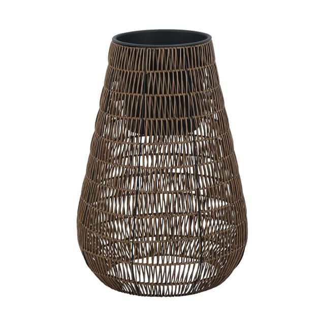 กระถางพลาสติกสาน รุ่นโคดะ ขนาด 65 ซม. - สีน้ำตาลเข้ม