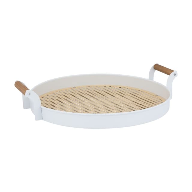 ถาดอเนกประสงค์ รุ่นโอนิซึกะ ขนาด 48.5 x 41 ซม. - สีเบจ/ขาว