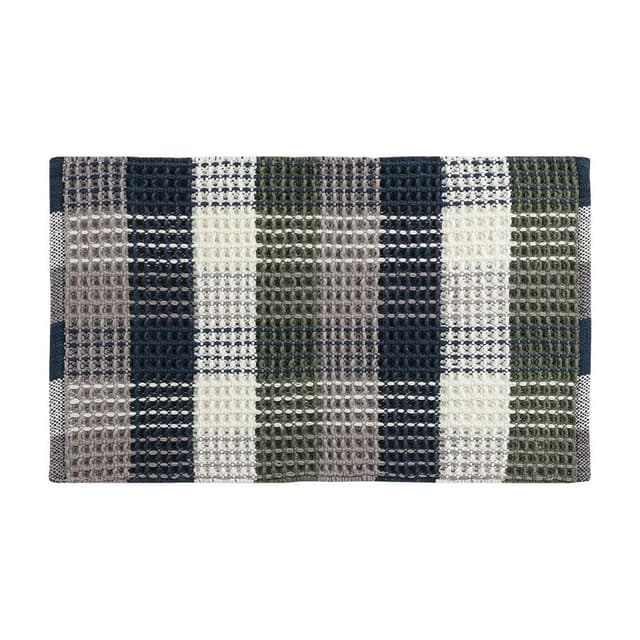 พรมเช็ดเท้า รุ่นชยา ขนาด 50 x 80 ซม. - สีน้ำเงิน/เขียว