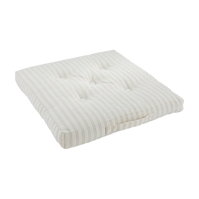 เบาะรองนั่ง รุ่นฮาล์ม ขนาด 50 x 50 ซม. - สีครีม/ขาว