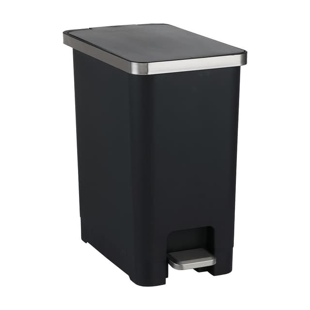 ถังขยะแบบเหยียบ รุ่นเอโกะ ขนาด 15 ลิตร - สีดำ