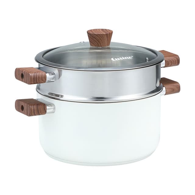 ชุดหม้อนึ่ง รุ่นออลโซ่ (3 ชิ้น/ชุด) - สีครีม/ธรรมชาติ