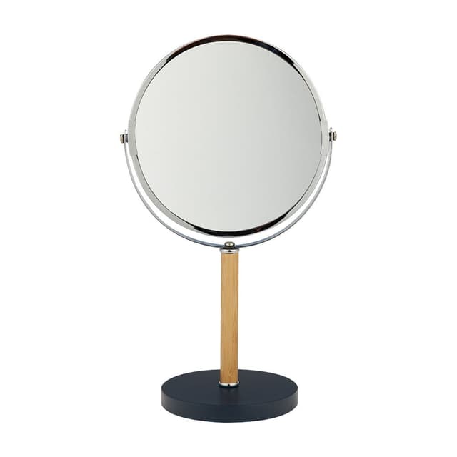 กระจกตั้งโต๊ะ รุ่นเนวี่ - สีฟ้าเข้ม/ธรรมชาติ