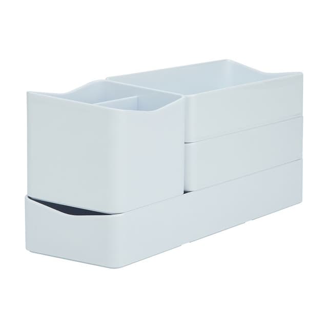 ที่ใส่ของอเนกประสงค์ รุ่นเมลตี้ (4 ชิ้น/ชุด) - สีขาว