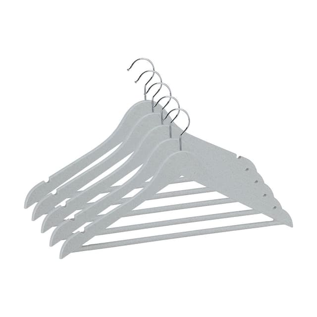ไม้แขวนเสื้อ รุ่นพาร์เลีย (5 ชิ้น/ชุด) - สีเทา